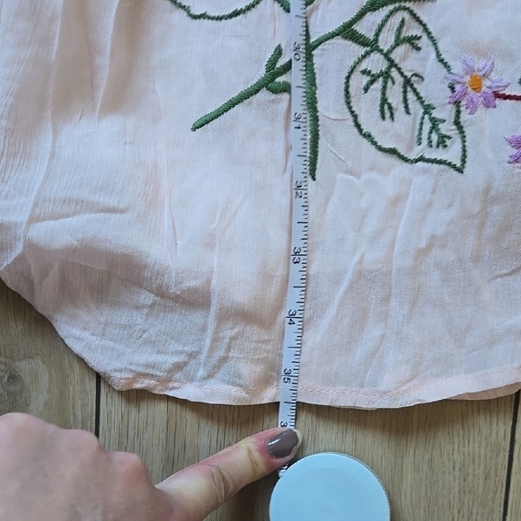 Unbranded Embroidered Floral Dress Size M - Picture 7 of 8